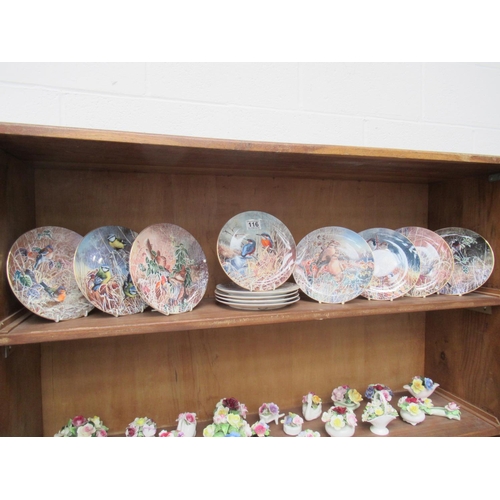 116 - Qty Coalport Bird Plates