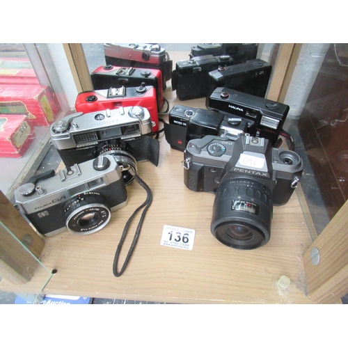 136 - Assorted Cameras