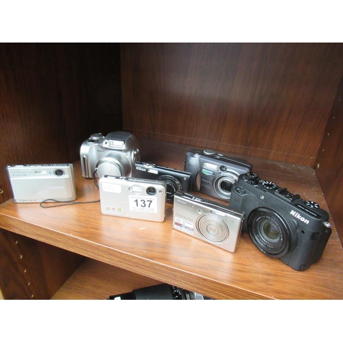 137 - Assorted Coolpix & Other Cameras