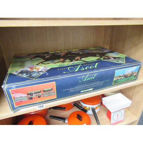 198 - Scalextric ascot set.