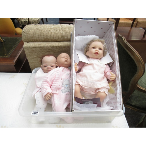 209 - 3 Reborn Dolls