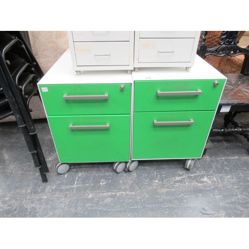 277 - Pr Metal File Drawers