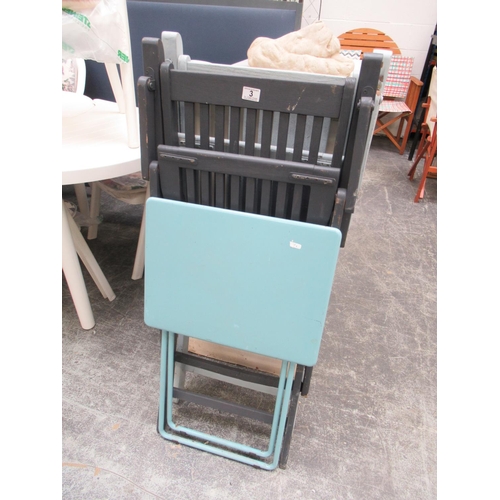 3 - Folding Table & 2