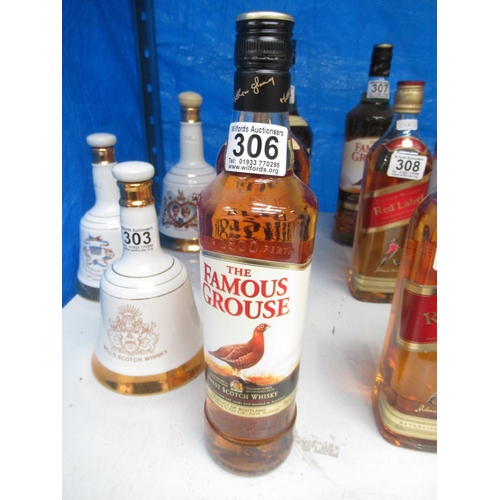 306 - Bottle famous grouse (NO POSTAGE AVAILABLE)