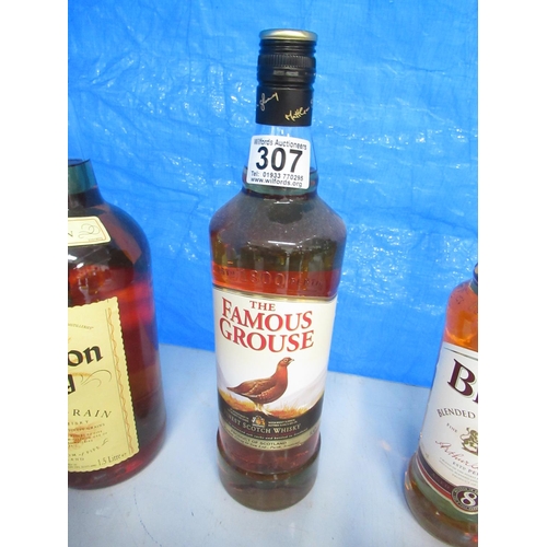 307 - 1L bottle famous grouse (NO POSTAGE AVAILABLE)