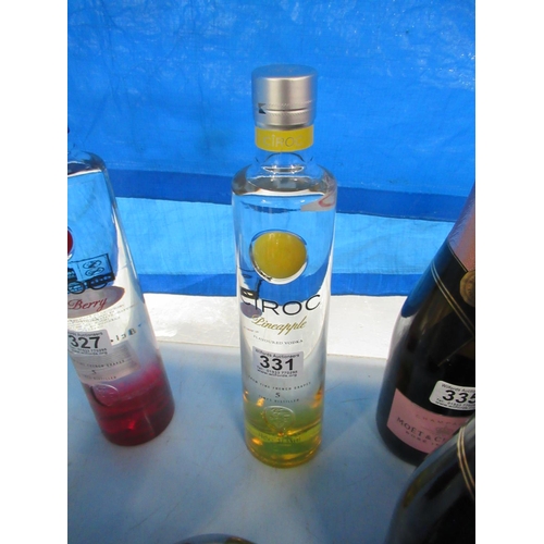 331 - Bottle ciroc pineapple vodka (NO POSTAGE AVAILABLE)