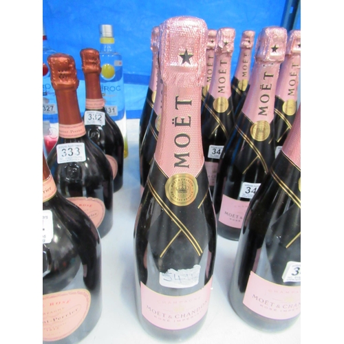 335 - Bottle Moet & Chandon rose champagne (NO POSTAGE AVAILABLE).