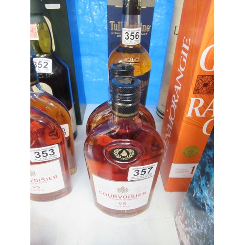 357 - 2 Bottles courvoisier cognac (NO POSTAGE AVAILABLE)