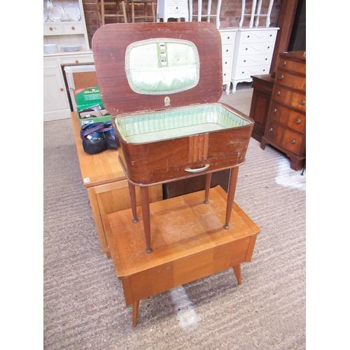 178 - 2 Sewing Cabinets