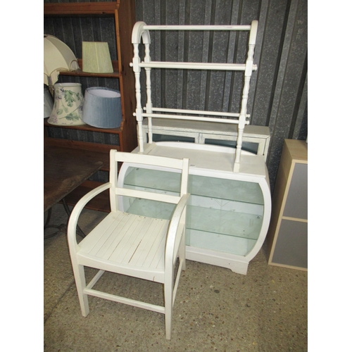 208 - Qty Display Cabinets, Chair Etc