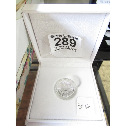 289 - 2019 Silver Proof Sovereign