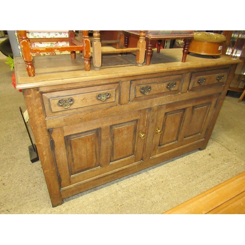 358 - Oak Dresser Base