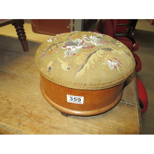 359 - Beaded Footstool