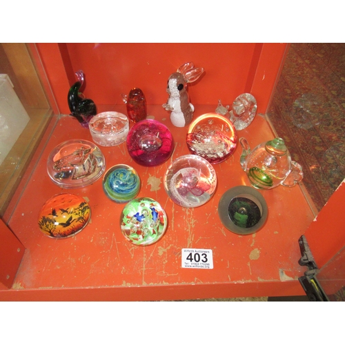 403 - Qty Paperweights