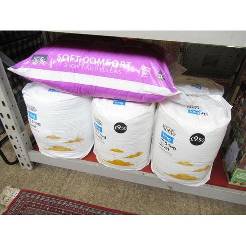 440 - Qty New Duvets & Pillows