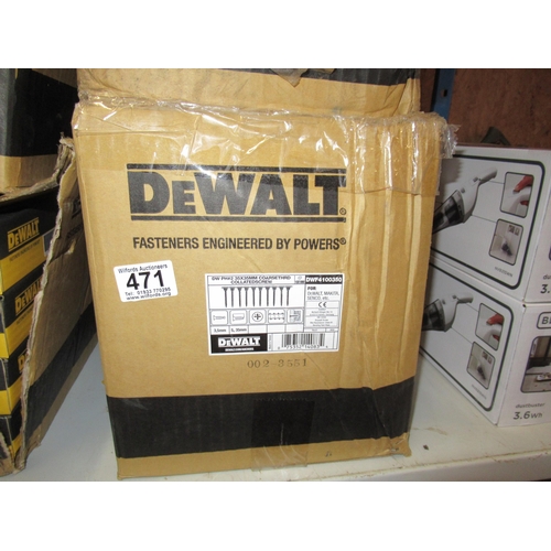 471 - LQ Dewalt Screws