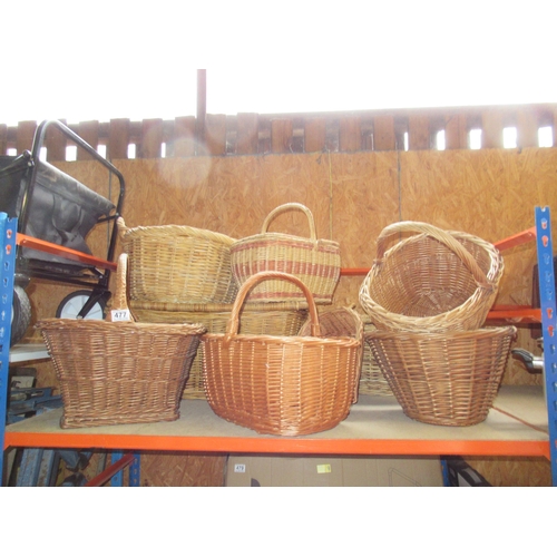 477 - LQ Wicker Baskets