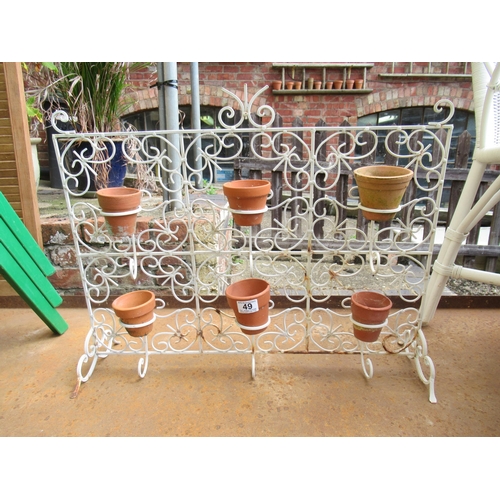 49 - Wrought Iron Garden Planter