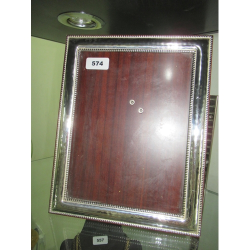 574 - Large Silver Photo Frame