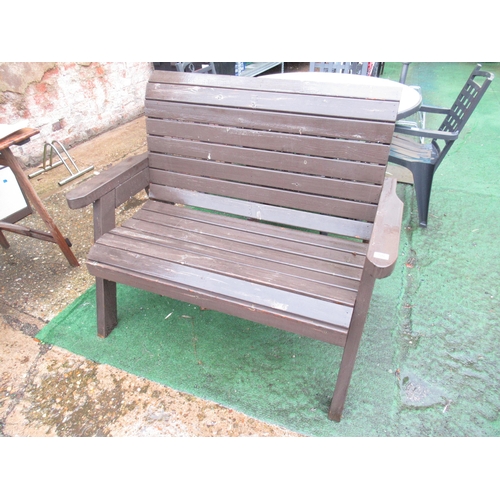 50 - High Back Garden Bench