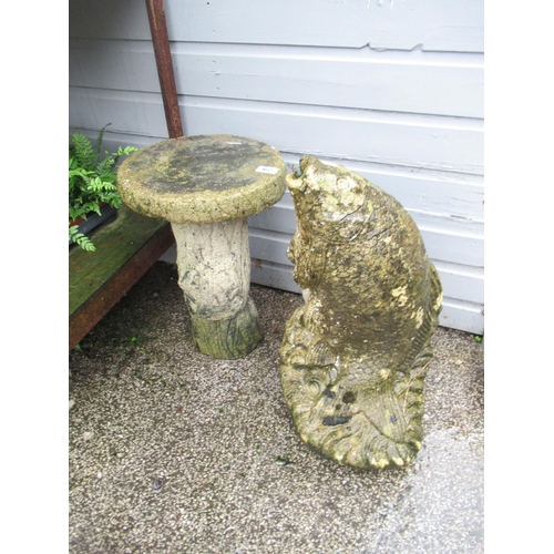 62 - Carp Water Feature & Plant Stand.