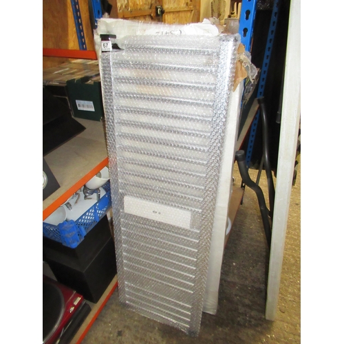 67 - New Chrome Towel Radiator