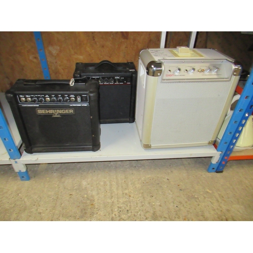 72 - 2 Guitar Amps & 1 Other.