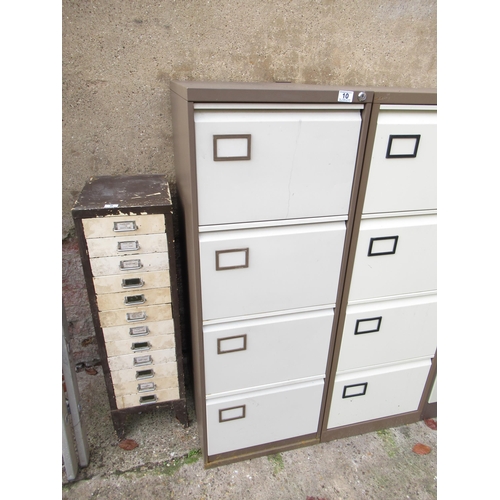 10 - 4 Drawer File cabinet.