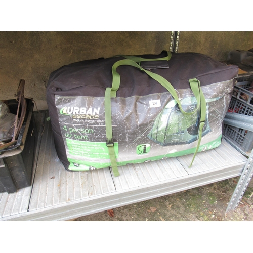 24 - Urban Escape 4 Person Air Tent