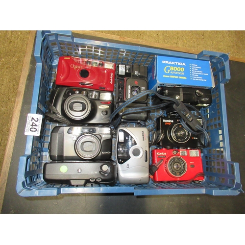 240 - Tray Point & Shoot Cameras