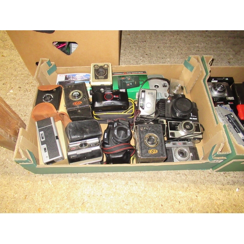 247 - Box Assorted Cameras