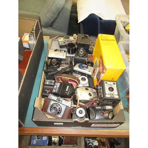 363 - Qty Assorted Cameras