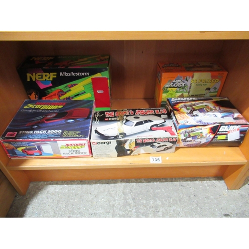 135 - Shelf Vintage Toys