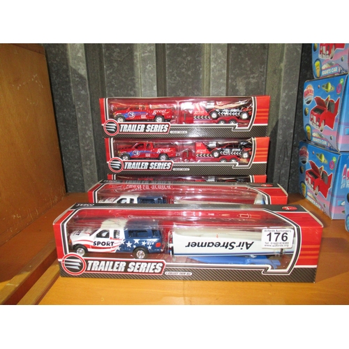 176 - 5 Cars With Trailer