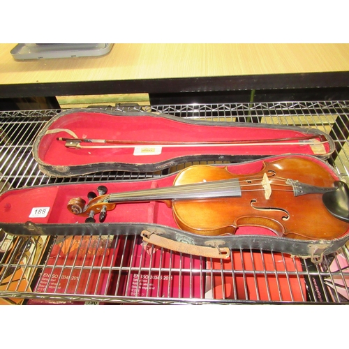 188 - Cased Violin