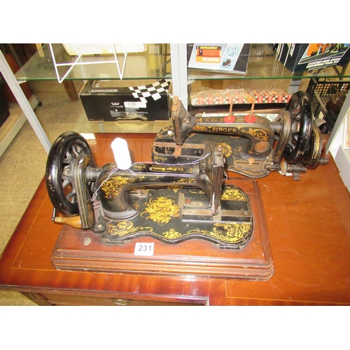 231 - 2 Vintage Sewing Machines