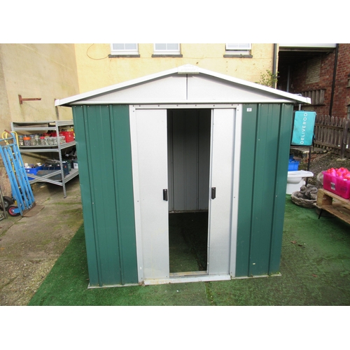 29 - 1.8M x 1.8M Metal Shed