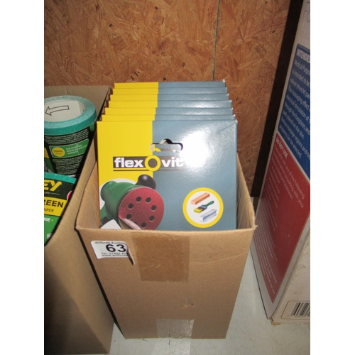 63 - 20 Packs Circular Sand Paper.