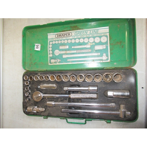 86 - Draper Greenline Socket Set