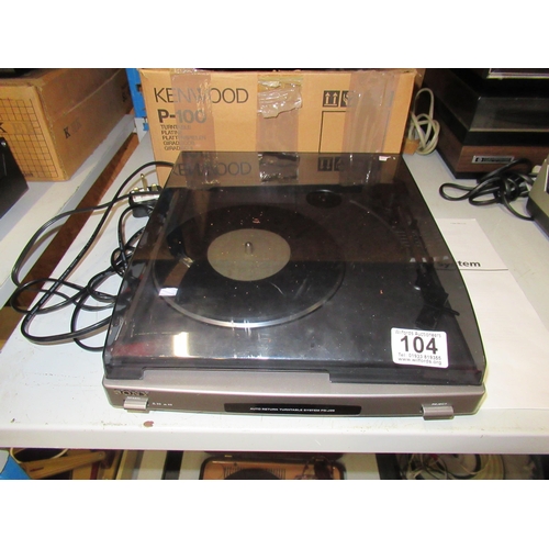 104 - Sony Auto Return Turntable System PS-J20