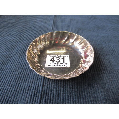 431 - Tiffany & Co Silver Trinket Dish 103g