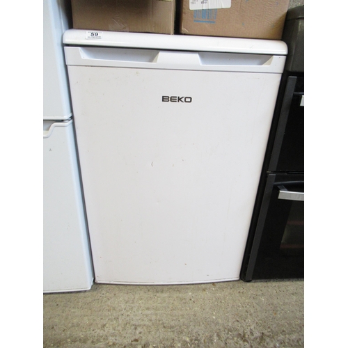 59 - Beko Under Counter Fridge