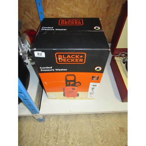 82 - New Boxed Black & Decker Pressure Washer