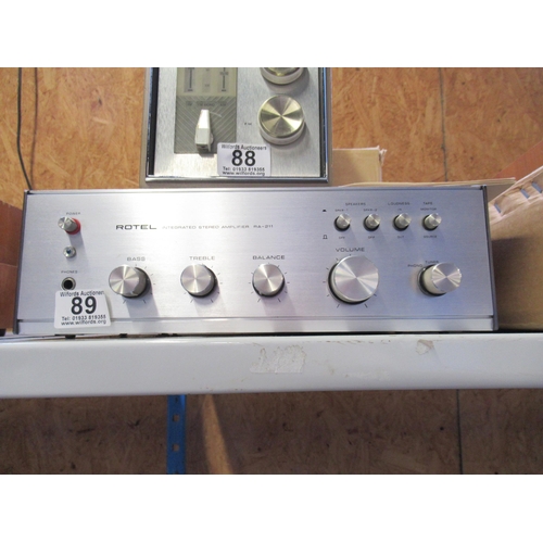 89 - Rotel AR-211 Integrated Stereo Amp