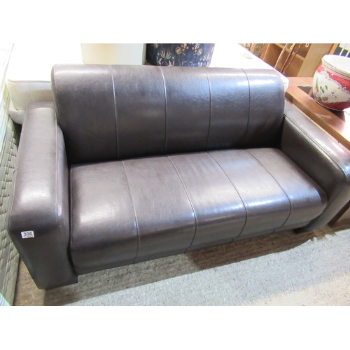 300 - Brown 2 Seat Sofa