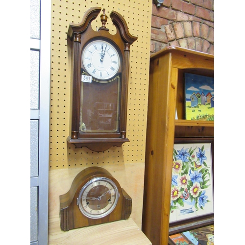 341 - Wall Clock & Mantle Clock