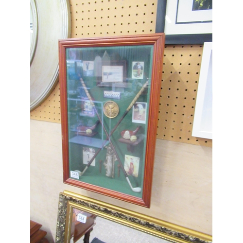 346 - Golf Shadow Box