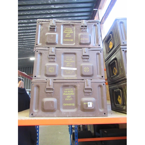 50 - 3 Large Ammo Boxes