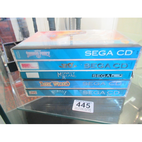 445 - 5 Sega CD Fantasy Genre Games