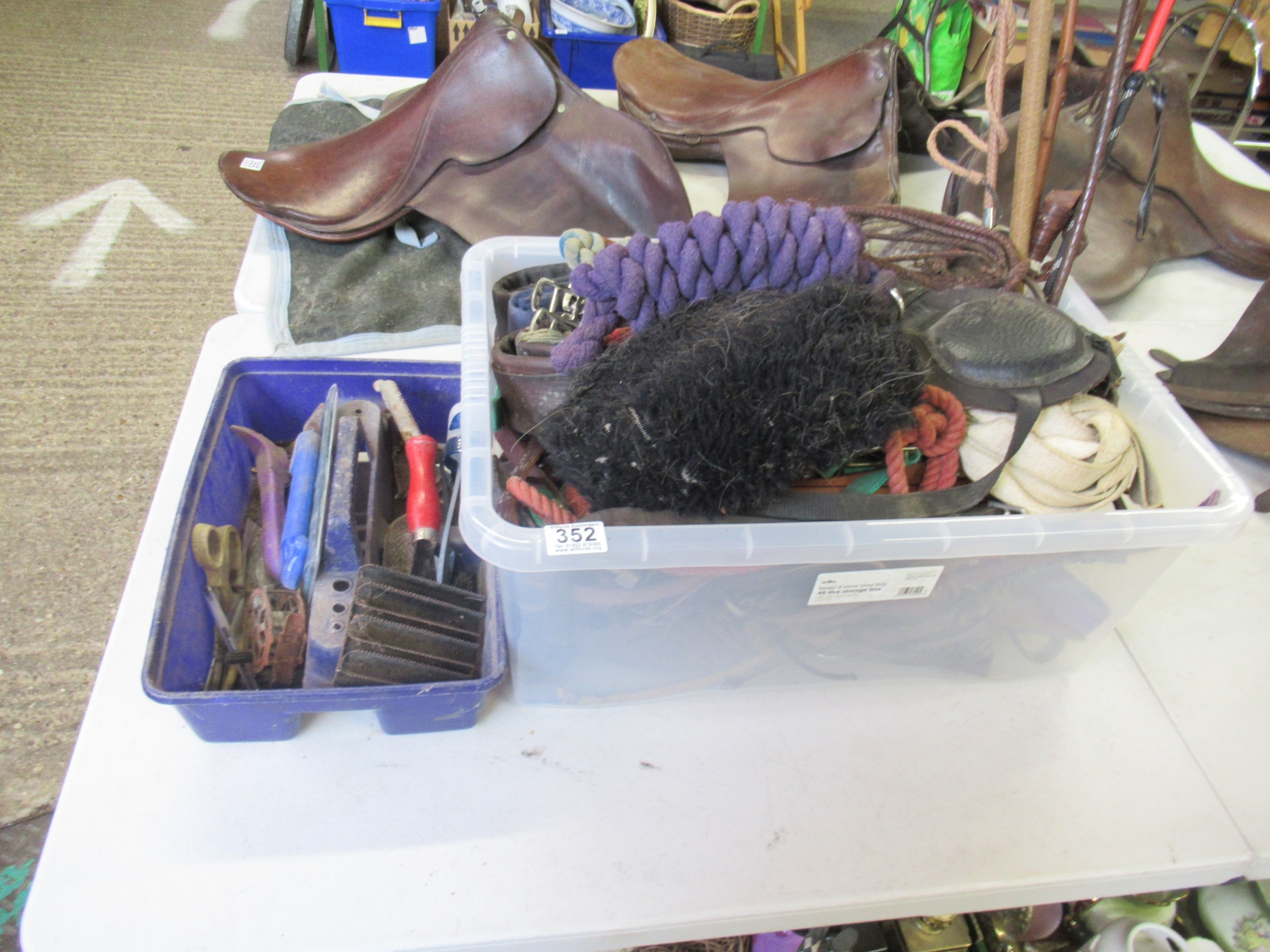 Qty Assorted Horse Tack Etc
